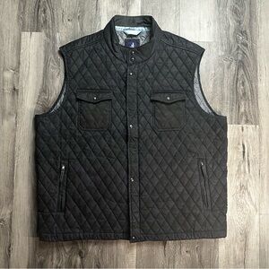johnnie-o Goose Camo Quilted Vest Nightshadow Black Size Men’s  XXL Layer camo
